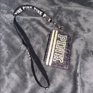 Y2K PINK Victoria's Secret Black and White Card Holder